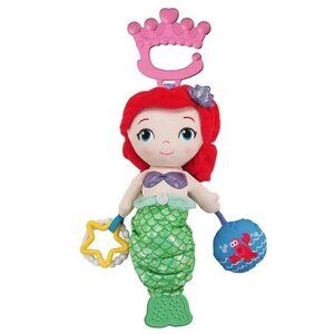 Disney Princess Ariel Activity Toy – Sensory Plush for Infants by Kids Preferred